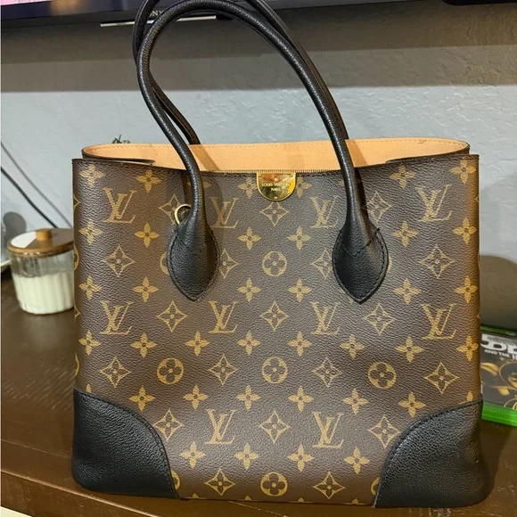 Louis Vuitton Brown and Black Monogram Flandarin Tote - Picture 1 of 15